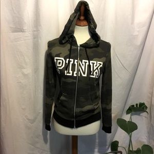 PINK camo hoodie